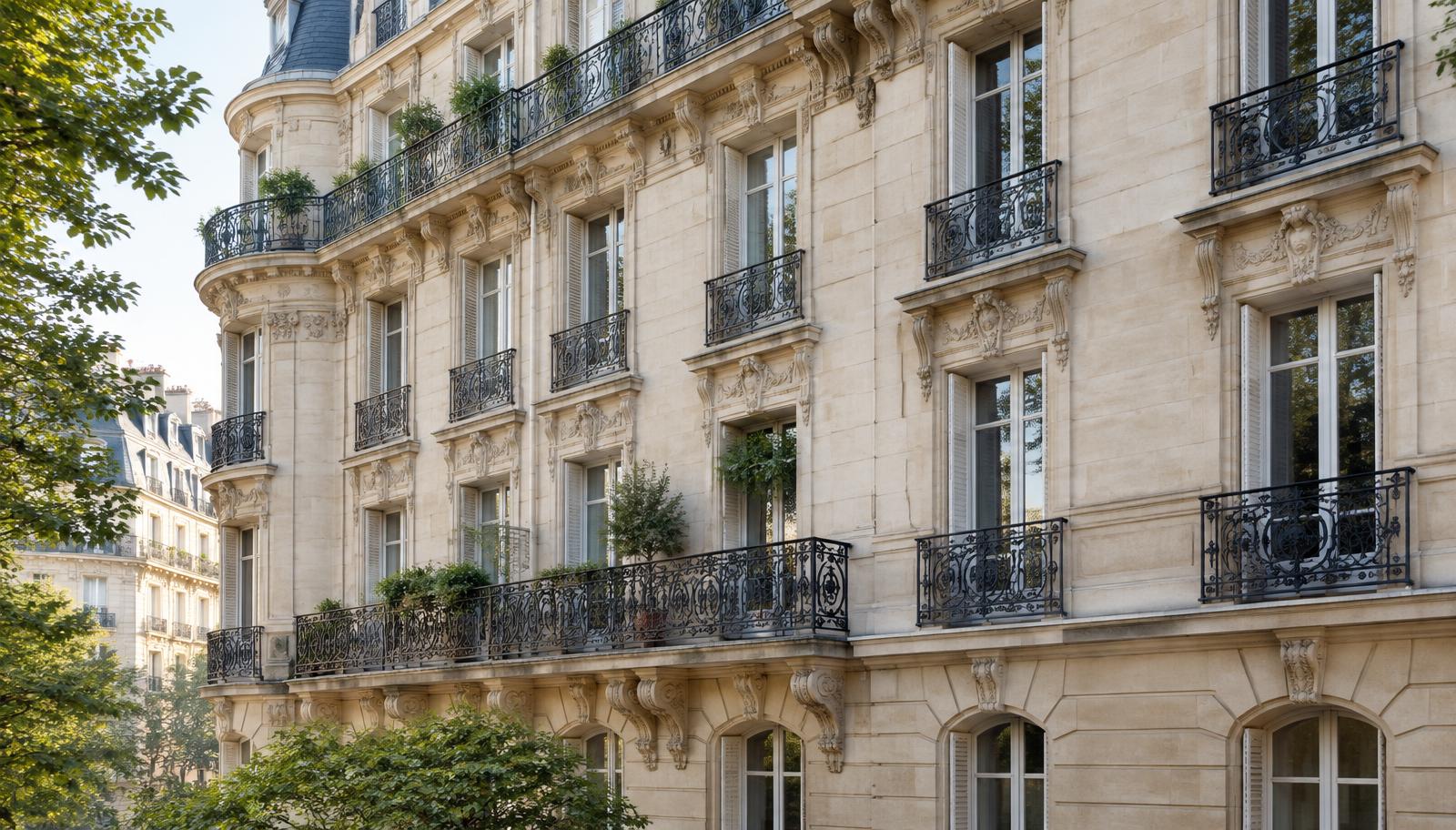Immeuble haussmannien du 16e arrondissement de Paris